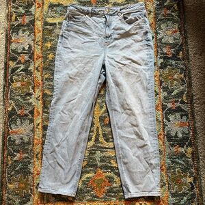 AE Stretch Straight Mom Jean